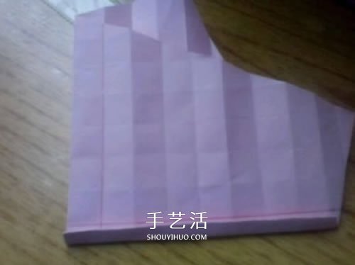 AP玫瑰折纸方法图解 漂亮花型玫瑰怎么折图解 -  www.shouyihuo.com