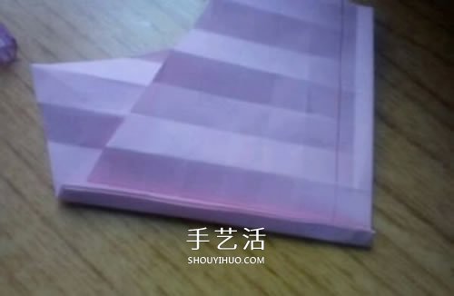 AP玫瑰折纸方法图解 漂亮花型玫瑰怎么折图解 -  www.shouyihuo.com