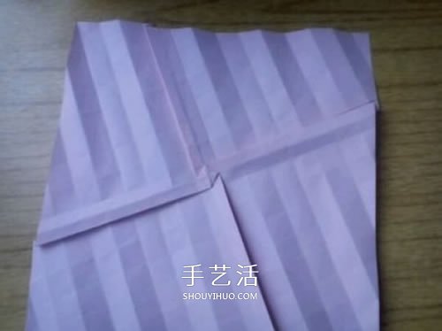 AP玫瑰折纸方法图解 漂亮花型玫瑰怎么折图解 -  www.shouyihuo.com