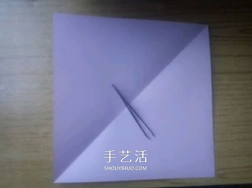 AP玫瑰折纸方法图解 漂亮花型玫瑰怎么折图解 -  www.shouyihuo.com