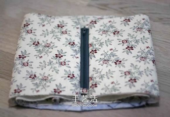自制方形化妆包的方法 手工化妆包制作教程 -  www.shouyihuo.com