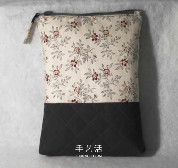 自制方形化妆包的方法 手工化妆包制作教程 -  www.shouyihuo.com