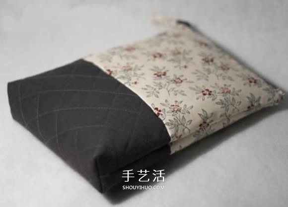 自制方形化妆包的方法 手工化妆包制作教程 -  www.shouyihuo.com