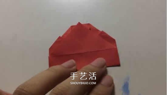 浪漫小秘密！对着光才能发现的透光心折纸图解 -  www.shouyihuo.com