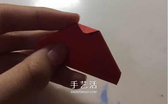 浪漫小秘密！对着光才能发现的透光心折纸图解 -  www.shouyihuo.com