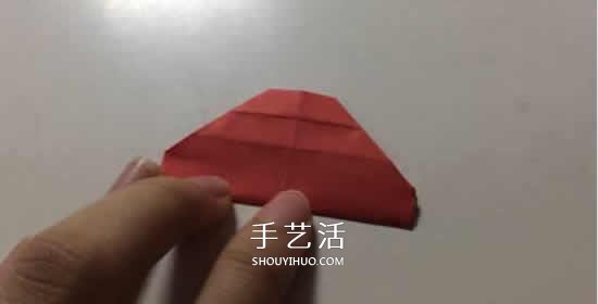 浪漫小秘密！对着光才能发现的透光心折纸图解 -  www.shouyihuo.com