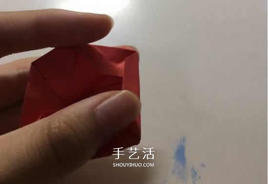 浪漫小秘密！对着光才能发现的透光心折纸图解 -  www.shouyihuo.com
