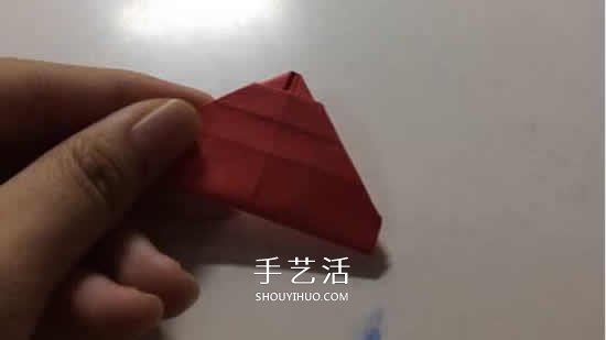 浪漫小秘密！对着光才能发现的透光心折纸图解 -  www.shouyihuo.com