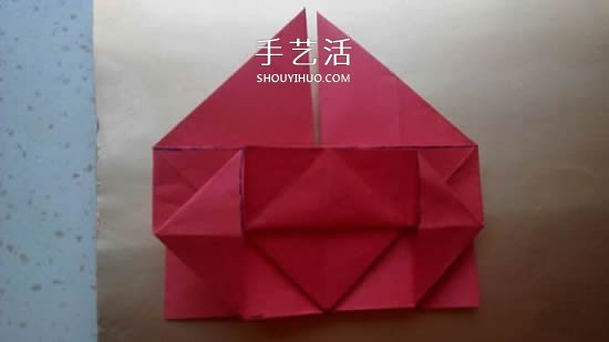 儿童简单折纸盒教程 鼎形纸盒的折法图解 -  www.shouyihuo.com