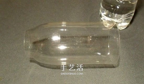 水果网套废物利用 配上矿泉水瓶做灯笼灯饰 -  www.shouyihuo.com