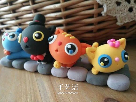 粘土作品简单可爱图片 儿童粘土作品大全图片 -  www.shouyihuo.com