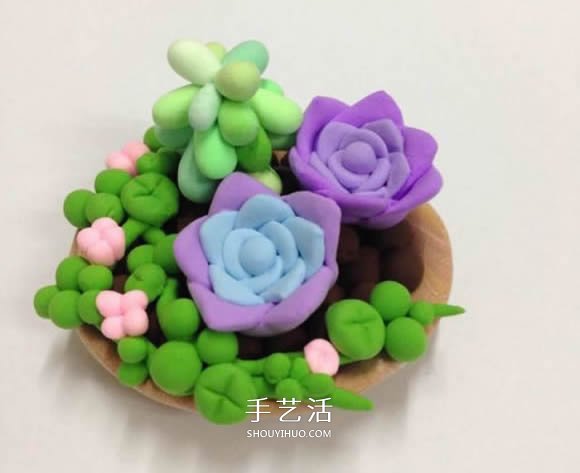 粘土作品简单可爱图片 儿童粘土作品大全图片 -  www.shouyihuo.com
