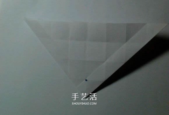 福山玫瑰改造而来 漂亮四角玫瑰花的折法图解 -  www.shouyihuo.com