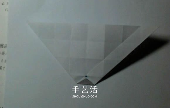 福山玫瑰改造而来 漂亮四角玫瑰花的折法图解 -  www.shouyihuo.com
