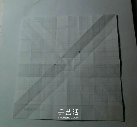 福山玫瑰改造而来 漂亮四角玫瑰花的折法图解 -  www.shouyihuo.com