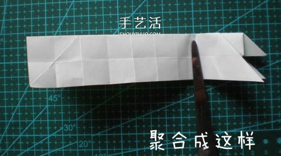 可爱小虫子！简单卡通毛毛虫的折法图解教程 -  www.shouyihuo.com