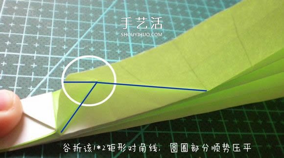 可爱小虫子！简单卡通毛毛虫的折法图解教程 -  www.shouyihuo.com