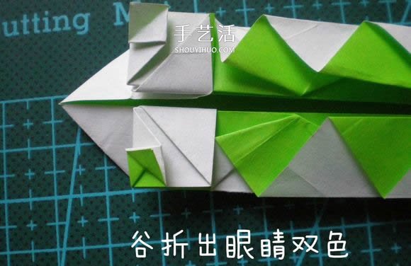可爱小虫子！简单卡通毛毛虫的折法图解教程 -  www.shouyihuo.com
