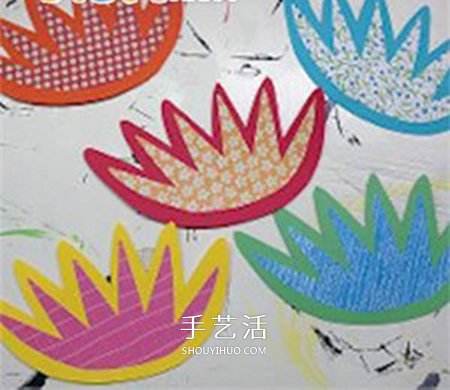 彩纸百合的制作方法 简单做百合花的步骤图 -  www.shouyihuo.com