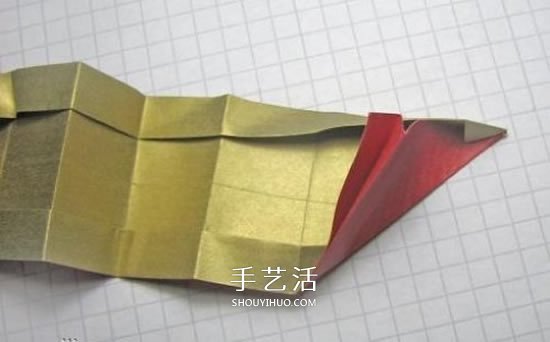 冬天的美丽折纸手工 立体雪花花球的折法图解 -  www.shouyihuo.com