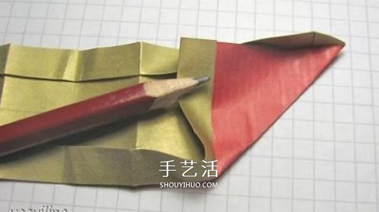 冬天的美丽折纸手工 立体雪花花球的折法图解 -  www.shouyihuo.com