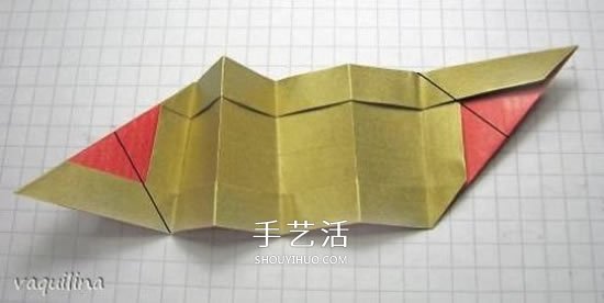冬天的美丽折纸手工 立体雪花花球的折法图解 -  www.shouyihuo.com