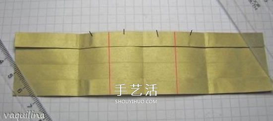 冬天的美丽折纸手工 立体雪花花球的折法图解 -  www.shouyihuo.com
