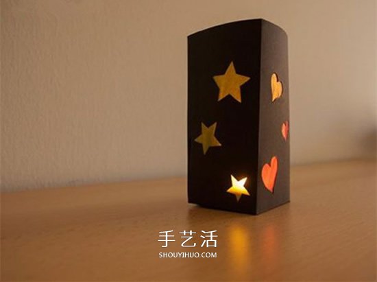 卡纸做灯笼的方法图解 简单又好看卡纸灯饰DIY -  www.shouyihuo.com