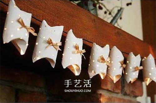 卷纸筒做小灯笼的方法 DIY最温馨浪漫的灯饰 -  www.shouyihuo.com