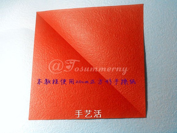 立体海马的折叠方法 手工折纸精致海马怎么折 -  www.shouyihuo.com