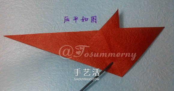立体海马的折叠方法 手工折纸精致海马怎么折 -  www.shouyihuo.com