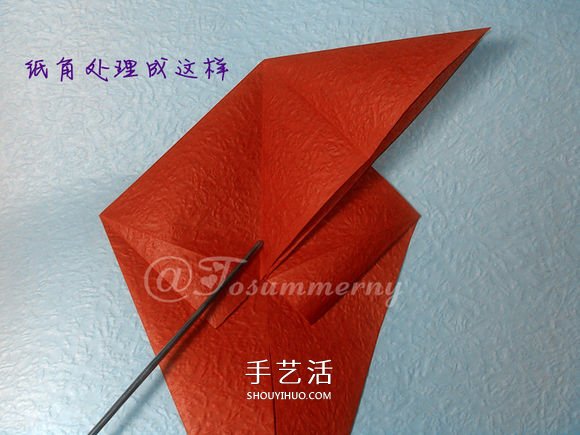 立体海马的折叠方法 手工折纸精致海马怎么折 -  www.shouyihuo.com