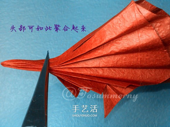 立体海马的折叠方法 手工折纸精致海马怎么折 -  www.shouyihuo.com