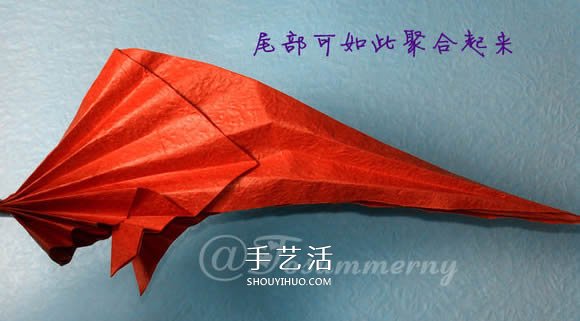 立体海马的折叠方法 手工折纸精致海马怎么折 -  www.shouyihuo.com
