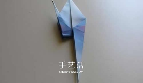 折纸千纸鹤的步骤小改造 简单折出立体丹顶鹤 -  www.shouyihuo.com