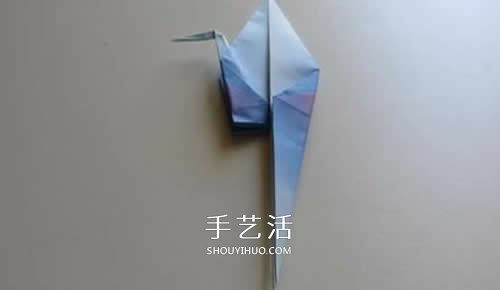 折纸千纸鹤的步骤小改造 简单折出立体丹顶鹤 -  www.shouyihuo.com