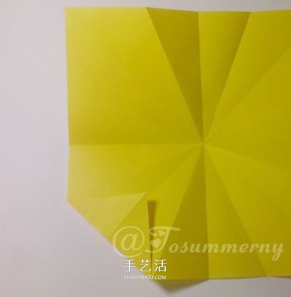 冬日里的暖阳！手工折纸立体太阳的折法图解 -  www.shouyihuo.com