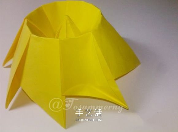 冬日里的暖阳！手工折纸立体太阳的折法图解 -  www.shouyihuo.com