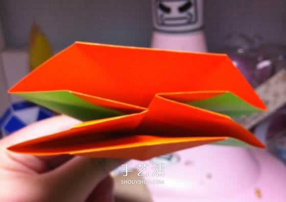 微型月季花的折纸教程 漂亮钻石玫瑰怎么折图解 -  www.shouyihuo.com