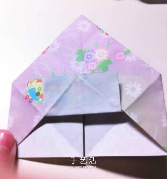 微型月季花的折纸教程 漂亮钻石玫瑰怎么折图解 -  www.shouyihuo.com