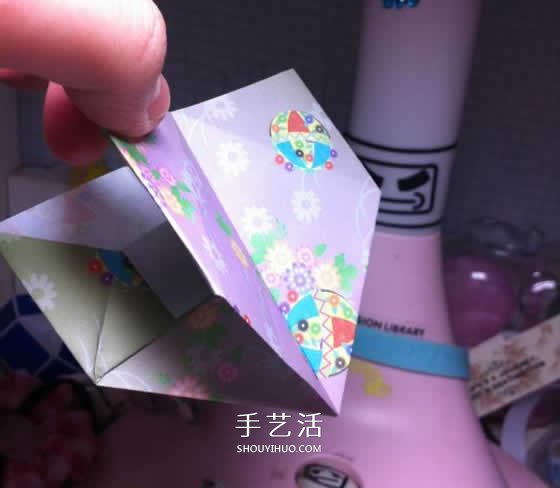 微型月季花的折纸教程 漂亮钻石玫瑰怎么折图解 -  www.shouyihuo.com