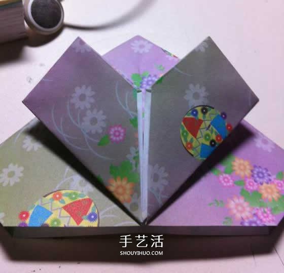 微型月季花的折纸教程 漂亮钻石玫瑰怎么折图解 -  www.shouyihuo.com