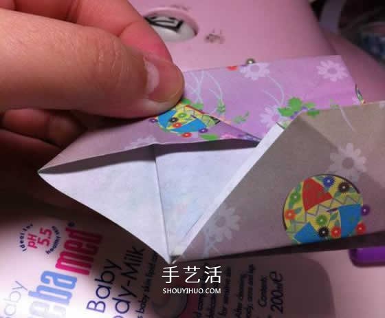 微型月季花的折纸教程 漂亮钻石玫瑰怎么折图解 -  www.shouyihuo.com