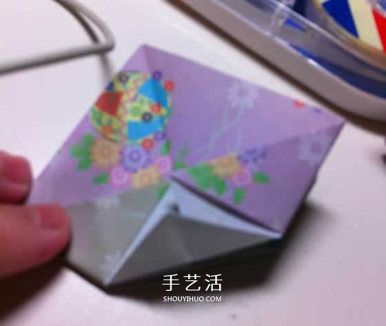 微型月季花的折纸教程 漂亮钻石玫瑰怎么折图解 -  www.shouyihuo.com