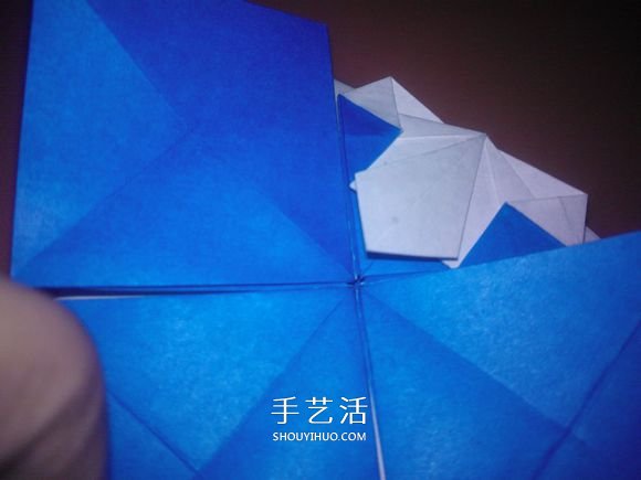 平面螃蟹怎么折图解 像画出来的小螃蟹折纸 -  www.shouyihuo.com
