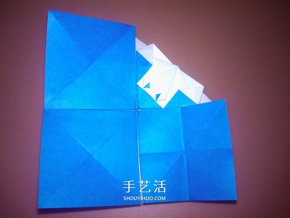 平面螃蟹怎么折图解 像画出来的小螃蟹折纸 -  www.shouyihuo.com