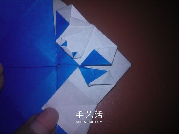 平面螃蟹怎么折图解 像画出来的小螃蟹折纸 -  www.shouyihuo.com