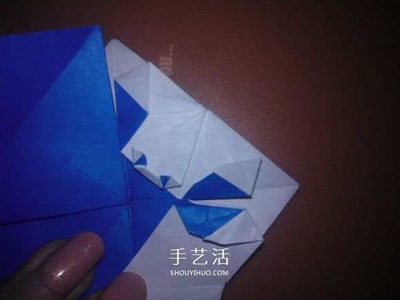 平面螃蟹怎么折图解 像画出来的小螃蟹折纸 -  www.shouyihuo.com
