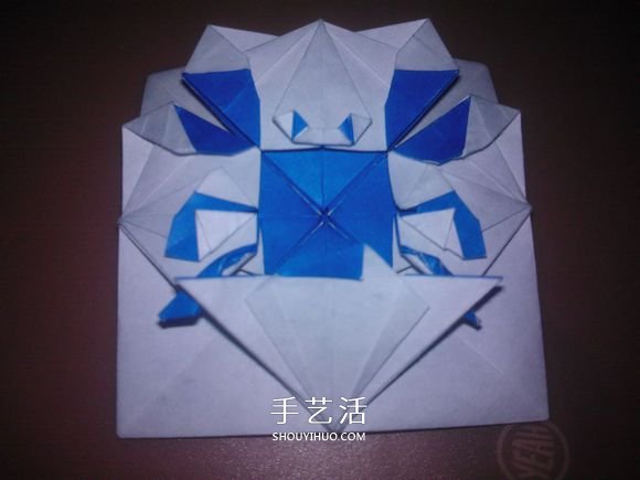 平面螃蟹怎么折图解 像画出来的小螃蟹折纸 -  www.shouyihuo.com