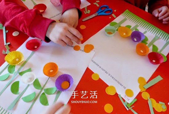 简单又美丽的贺卡做法 用蛋糕纸制作教师节贺卡 -  www.shouyihuo.com
